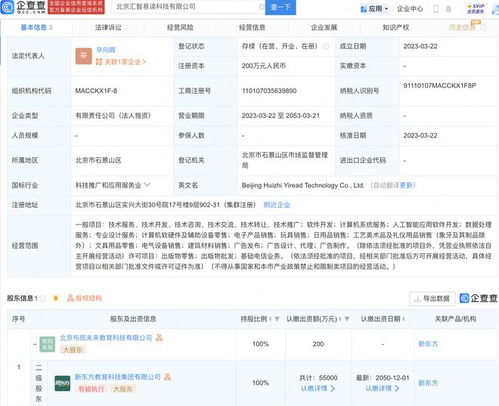 新東方加速數字化轉型，北京新設匯智易讀科技公司聚焦軟件開發